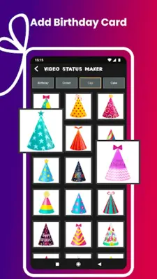 Birthday Video Maker android App screenshot 1