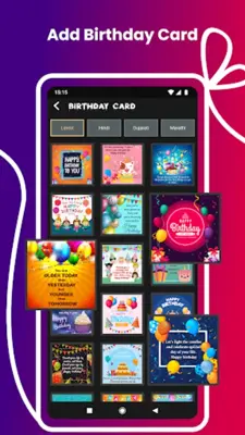 Birthday Video Maker android App screenshot 2