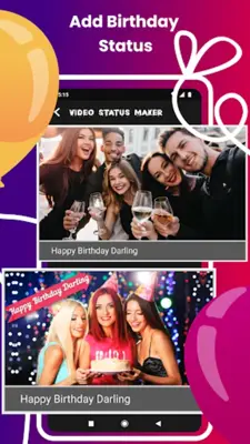 Birthday Video Maker android App screenshot 5